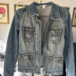 Talbots Petites Stretch jean jacket
